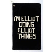 IM Elliot Doing Elliot Things Golf Towel
