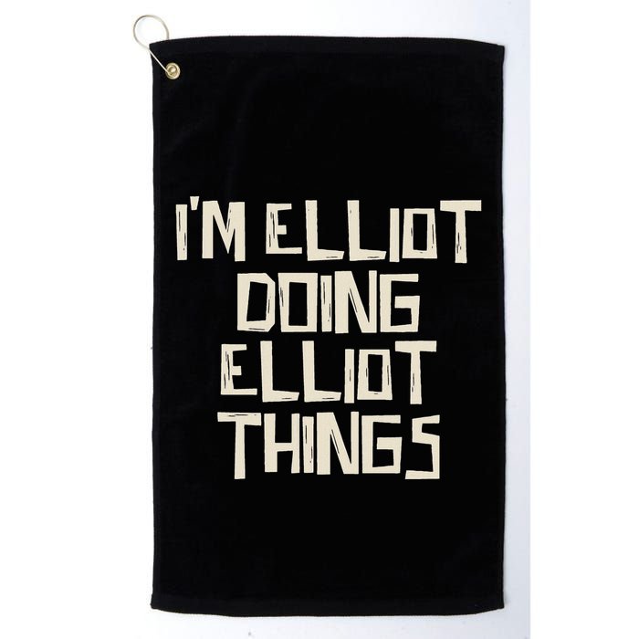 IM Elliot Doing Elliot Things Golf Towel
