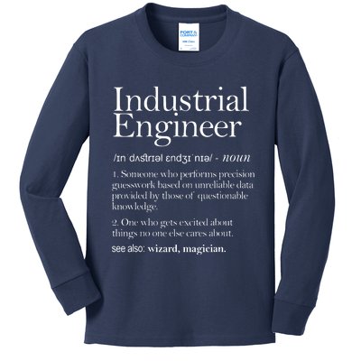 Industrial Engineer Definition Apparel Industry Engineering Kids Long Sleeve Shirt