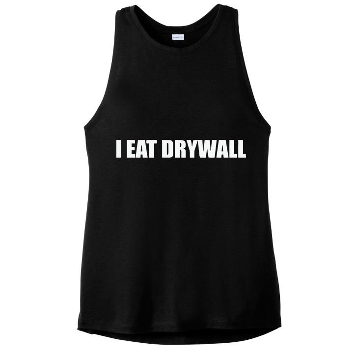 I Eat Drywall Ladies PosiCharge Tri-Blend Wicking Tank