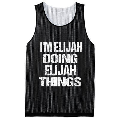 IM Elijah Doing Elijah Things Personalized First Name Mesh Reversible Basketball Jersey Tank