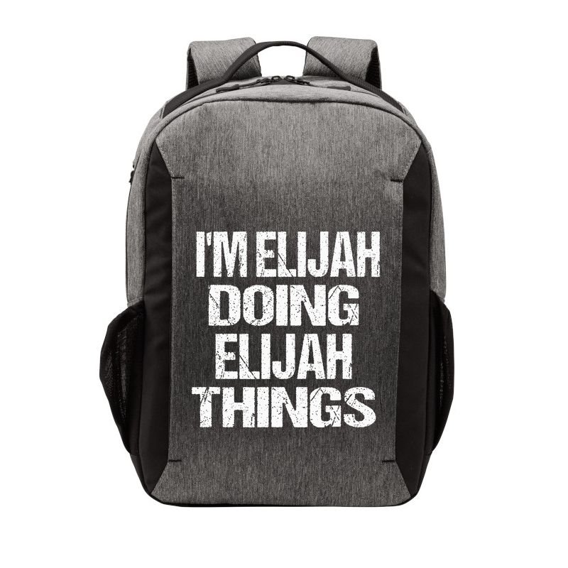 IM Elijah Doing Elijah Things Personalized First Name Vector Backpack