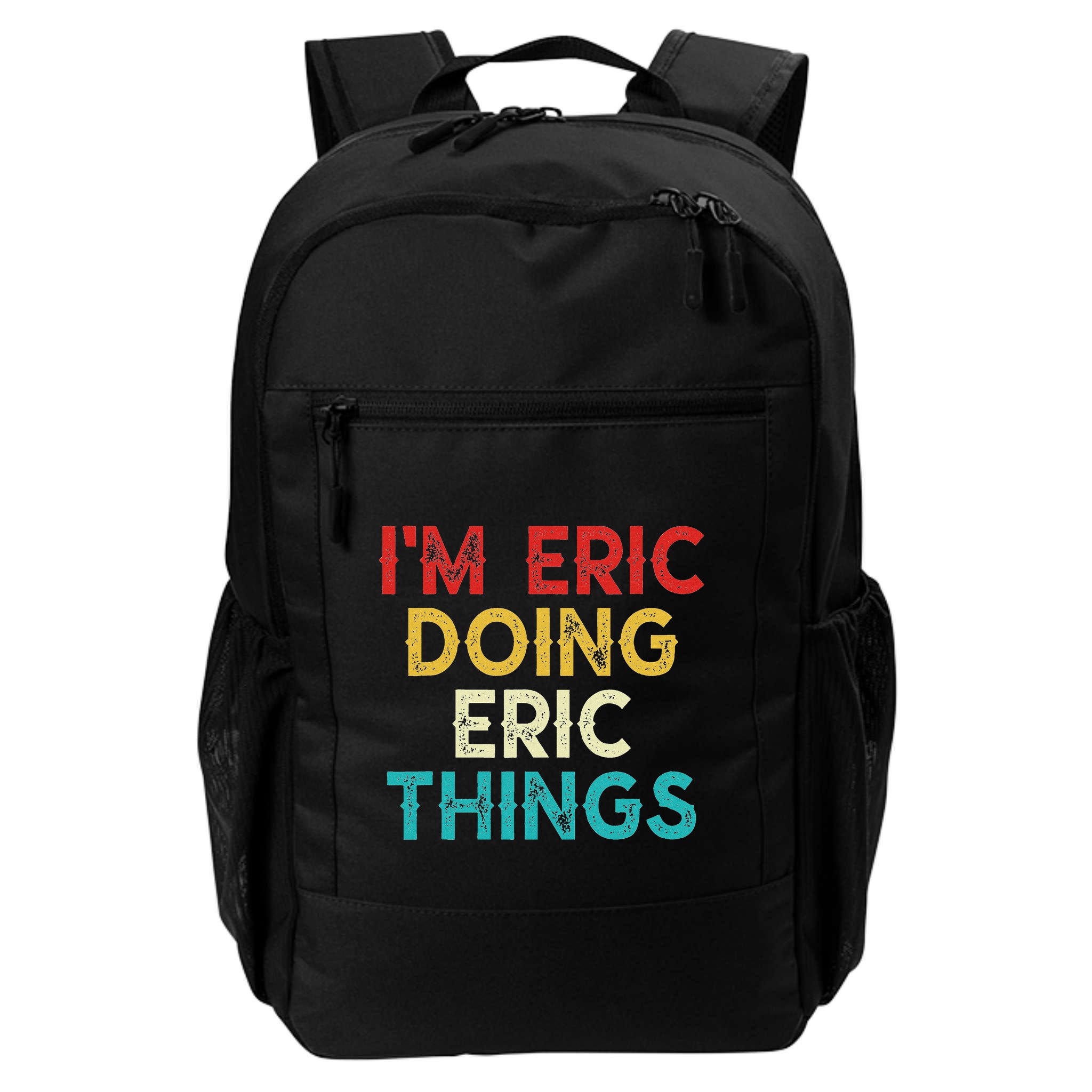 IM Eric Doing Eric Things Funny Christmas Vintage Backpack