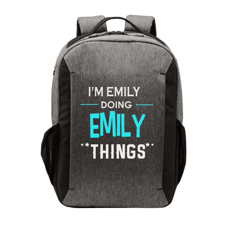 I'm Emily Doing Emily Things Funny First Name Vector Backpack