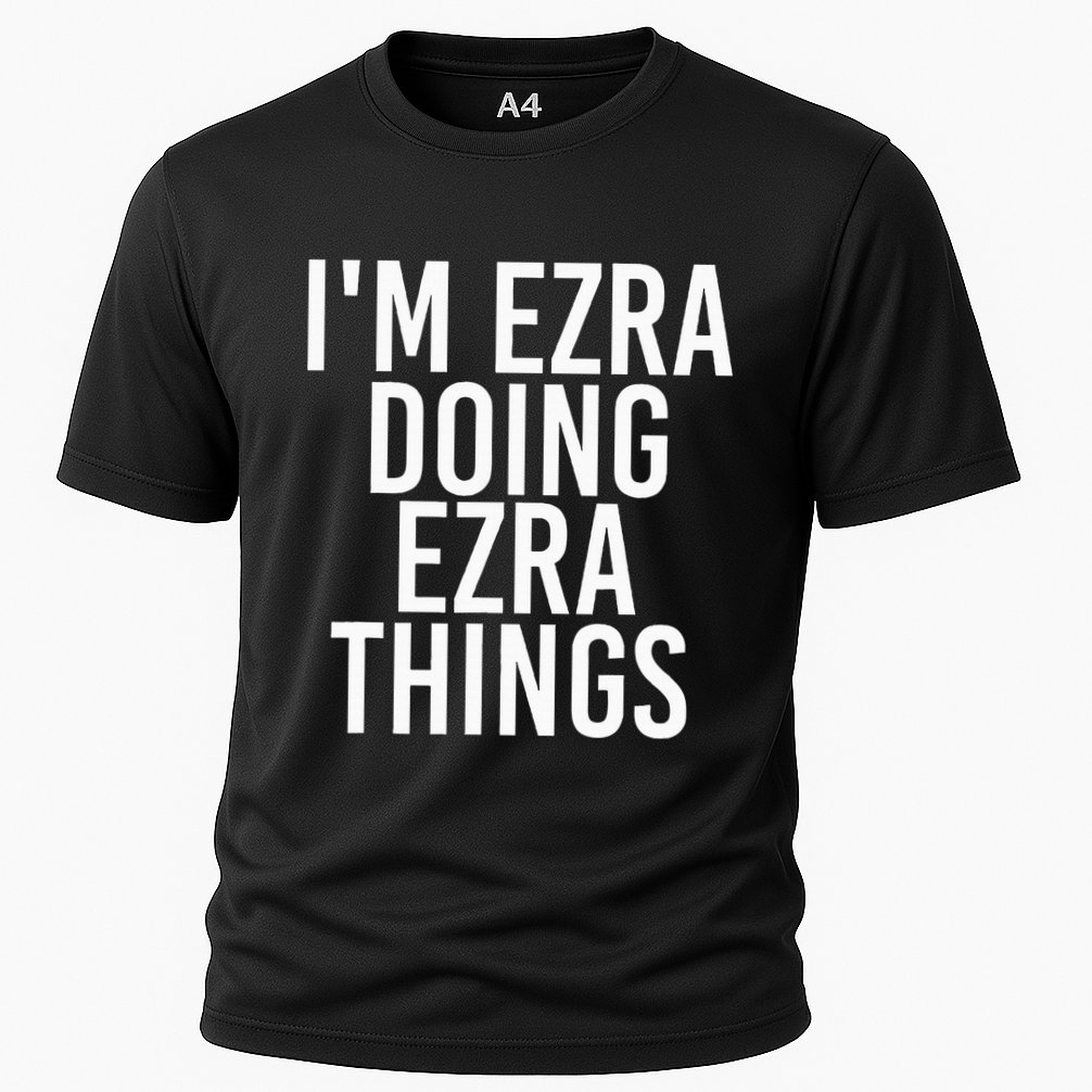 IM Ezra Doing Ezra Things Funny Birthday Name Gift Idea Cooling Performance Crew T-Shirt