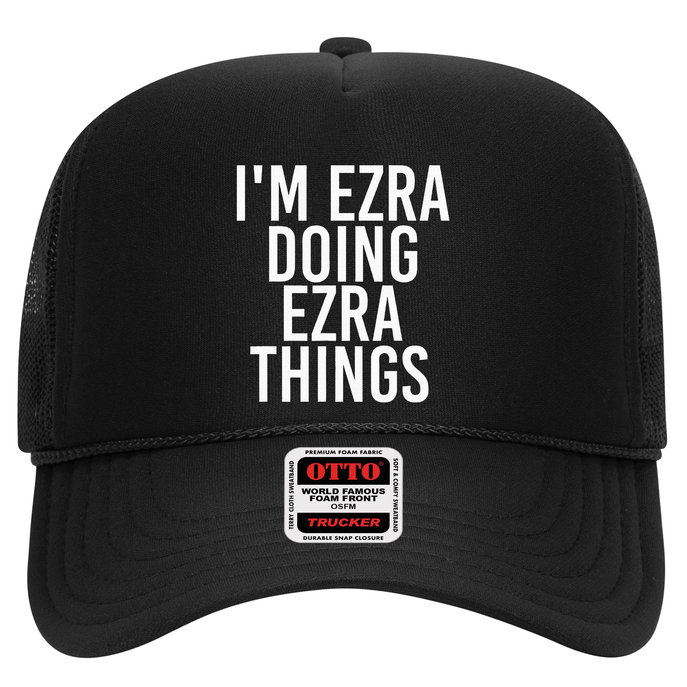 IM Ezra Doing Ezra Things Funny Birthday Name Gift Idea Hat