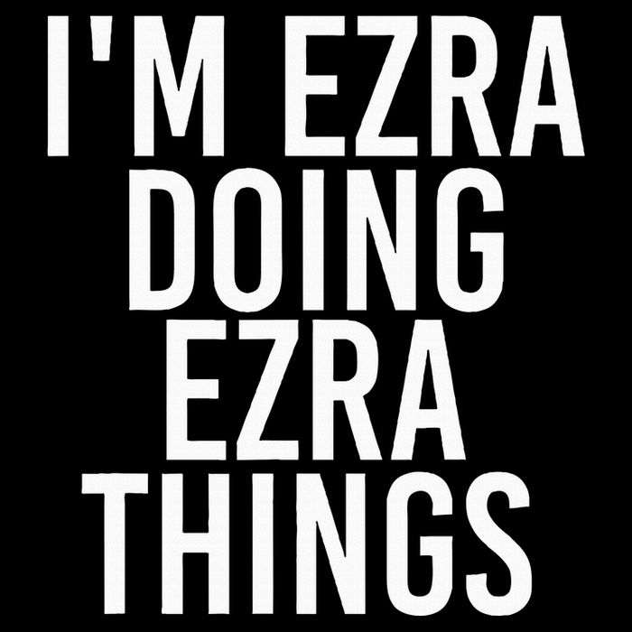 IM Ezra Doing Ezra Things Funny Birthday Name Gift Idea Zip Tote Bag