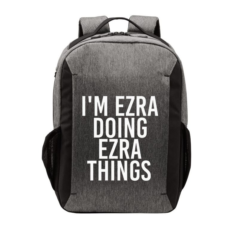 IM Ezra Doing Ezra Things Funny Birthday Name Gift Idea Vector Backpack