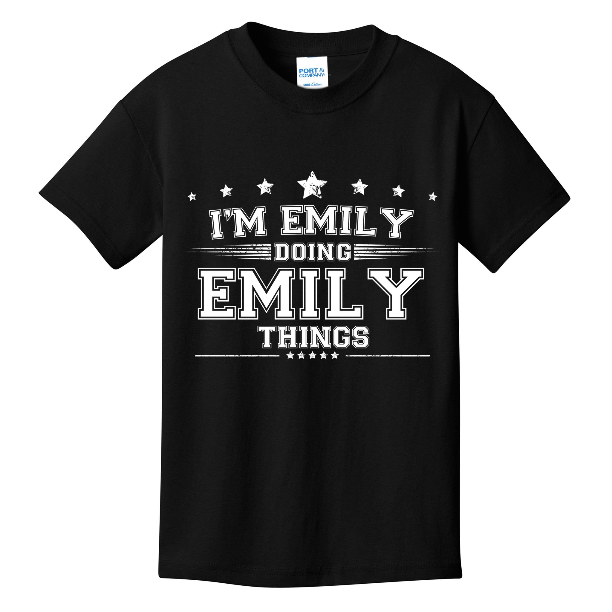 Im Emily Doing Emily Things Kids T-Shirt