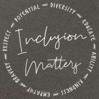 Inclusion Empathy Diversity Respect Matters Gift Cotton Canvas Backpack