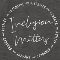Inclusion Empathy Diversity Respect Matters Gift Vector Backpack