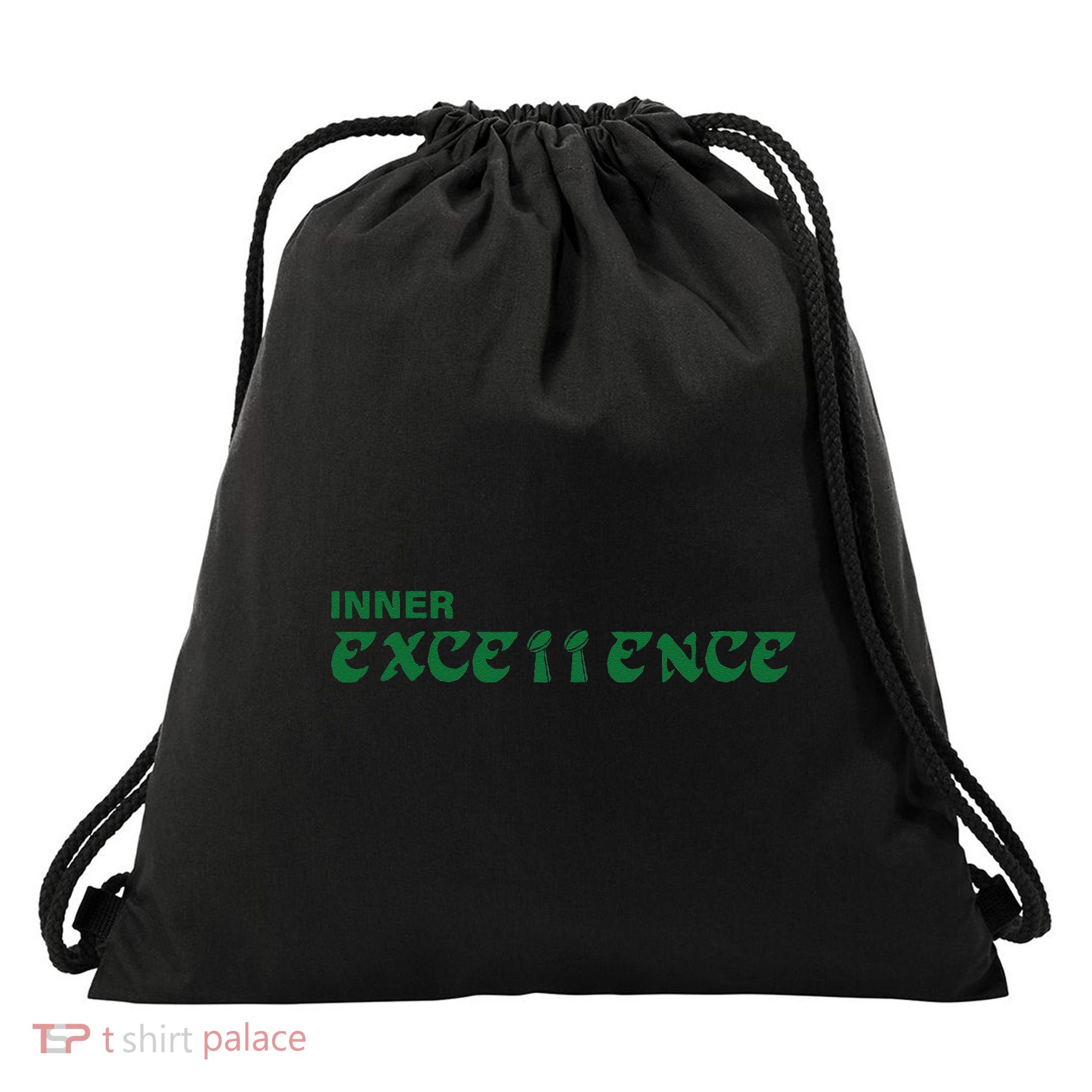Inner Excellence Funny Cool Face Drawstring Bag