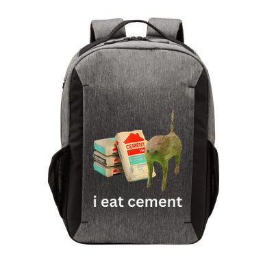 I Eat Funny Cement Cat Cursed Meme Vector Backpack