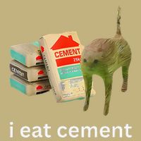 I Eat Funny Cement Cat Cursed Meme Cooling Performance Crew T-Shirt