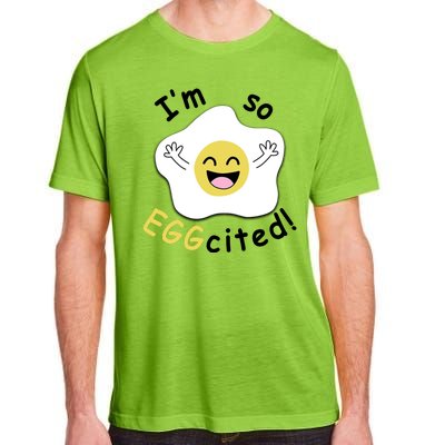 Im Eggcited Funny Humor Adult ChromaSoft Performance T-Shirt