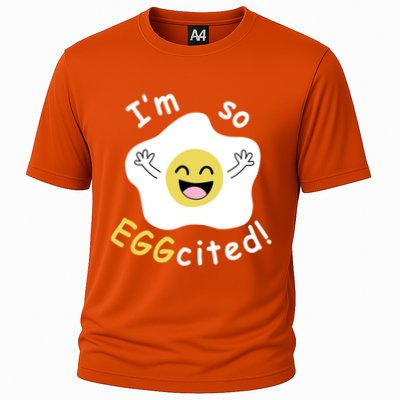 Im Eggcited Funny Humor Cooling Performance Crew T-Shirt