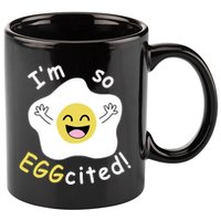 Im Eggcited Funny Humor 11oz C Handle Ceramic Mug