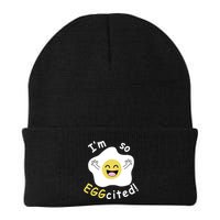 Im Eggcited Funny Humor Beanie