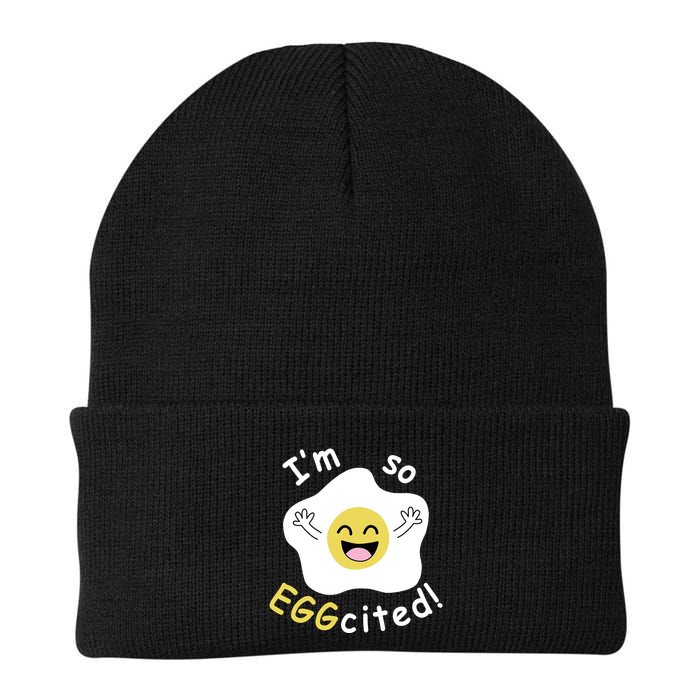 Im Eggcited Funny Humor Beanie