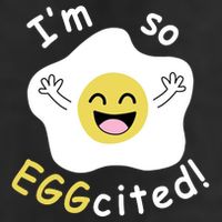 Im Eggcited Funny Humor Beanie