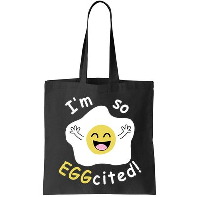 Im Eggcited Funny Humor Bag