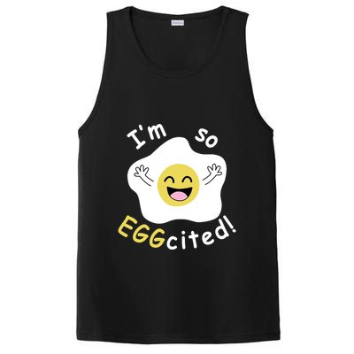 Im Eggcited Funny Humor PosiCharge Competitor Tank