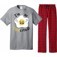 Im Eggcited Funny Humor Pajama Set