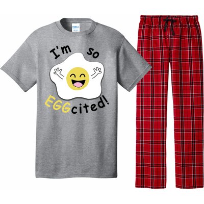 Im Eggcited Funny Humor Pajama Set