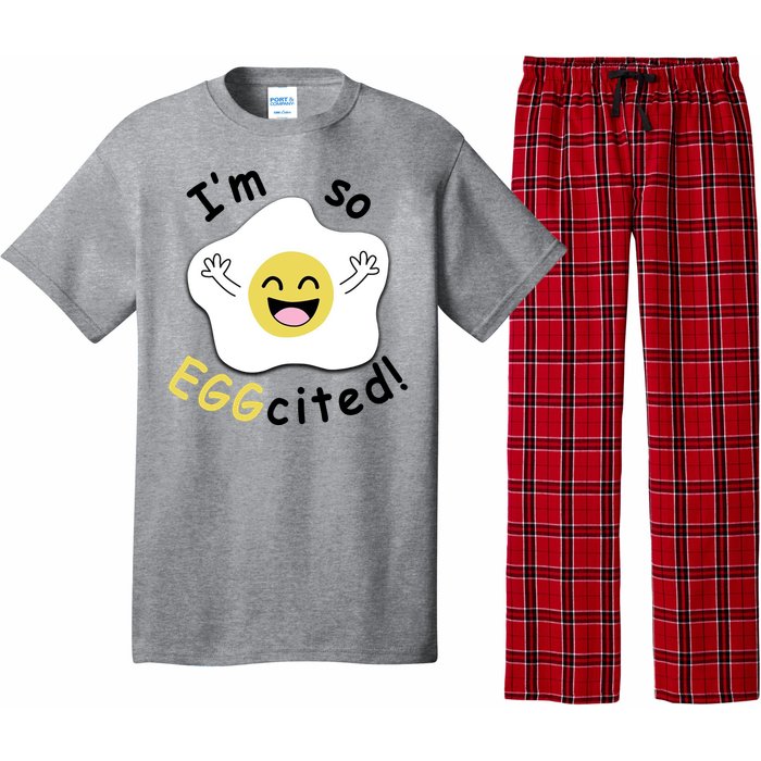 Im Eggcited Funny Humor Pajama Set