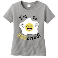 Im Eggcited Funny Humor Womens T-Shirt