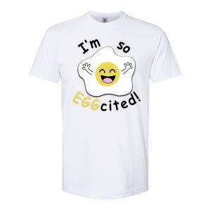 Im Eggcited Funny Humor Softstyle CVC T-Shirt