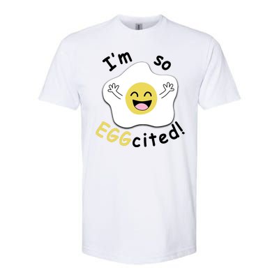 Im Eggcited Funny Humor Softstyle® CVC T-Shirt