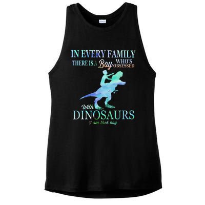 In Every Family There Is A Who's Obsessed Gift Ladies PosiCharge Tri-Blend Wicking Tank