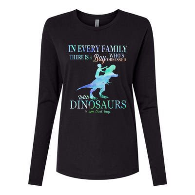 In Every Family There Is A Who's Obsessed Gift Womens Cotton Relaxed Long Sleeve T-Shirt