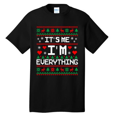 IM Everything For Christmas Couples Matching Ugly Sweater Tall T-Shirt