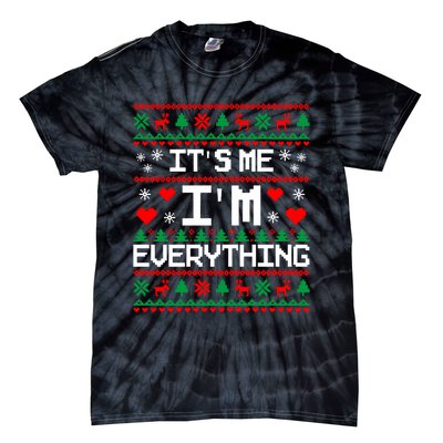 IM Everything For Christmas Couples Matching Ugly Sweater Tie-Dye T-Shirt