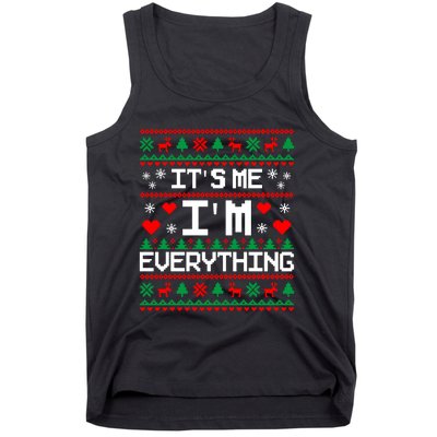 IM Everything For Christmas Couples Matching Ugly Sweater Tank Top