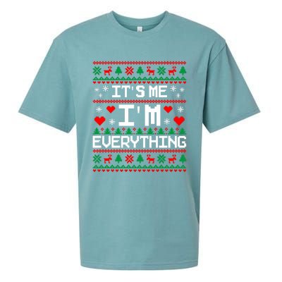 IM Everything For Christmas Couples Matching Ugly Sweater Sueded Cloud Jersey T-Shirt