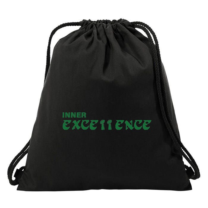 Inner Excellence Funny Cool Face Drawstring Bag