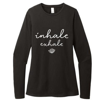 Inhale Exhale Gift Womens CVC Long Sleeve Shirt