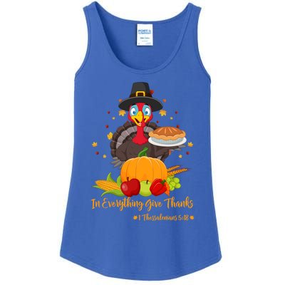 In Everything Give Thanks 1 Thessalonians 5:18 Gift Ladies Essential Tank