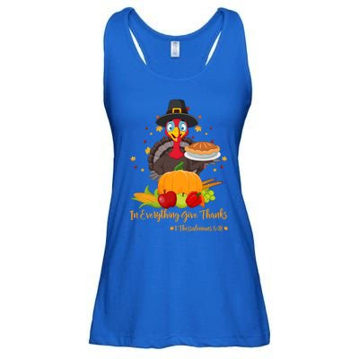 In Everything Give Thanks 1 Thessalonians 5:18 Gift Ladies Essential Flowy Tank