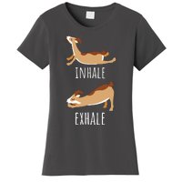 Inhale Exhale Goat Yoga Meditation Workout Exercise Mom Women's T-Shirt