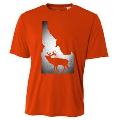 Idaho Elk Hunting Gift Cooling Performance Crew T-Shirt