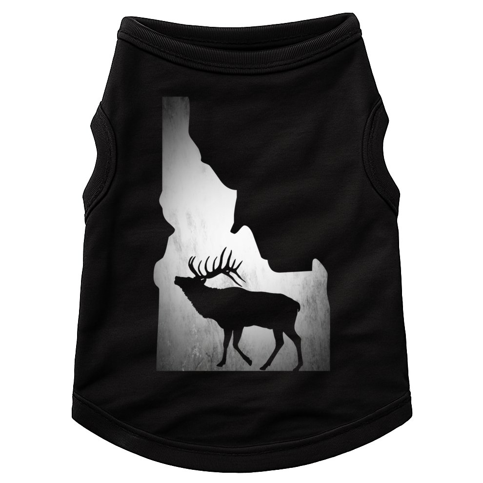 Idaho Elk Hunting Gift Doggie Tank