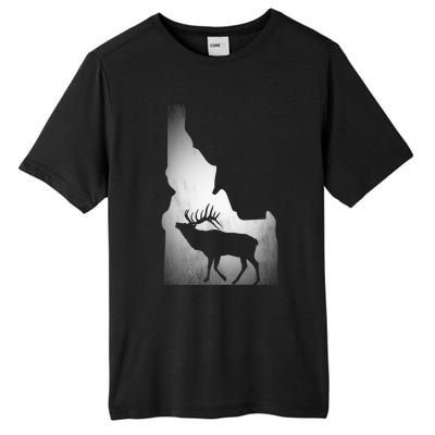 Idaho Elk Hunting Gift Tall Fusion ChromaSoft Performance T-Shirt