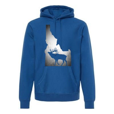 Idaho Elk Hunting Gift Premium Hoodie