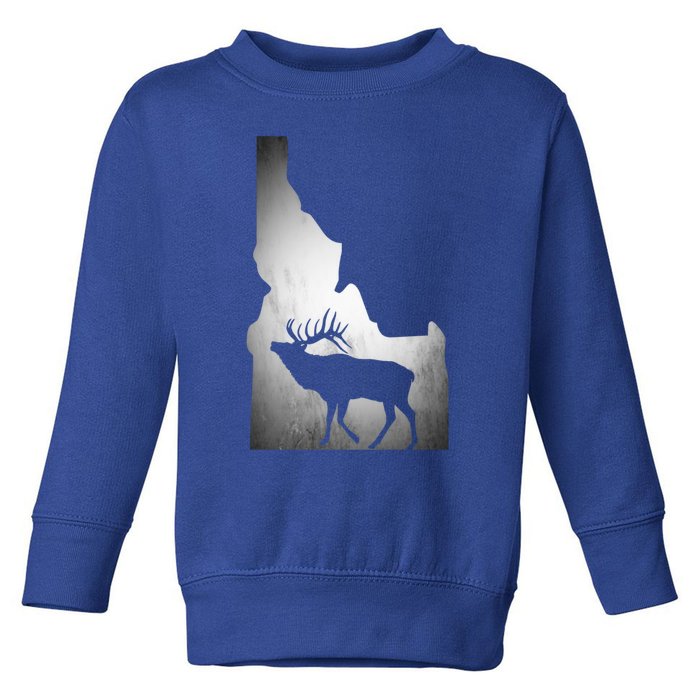 Idaho Elk Hunting Gift Toddler Sweatshirt