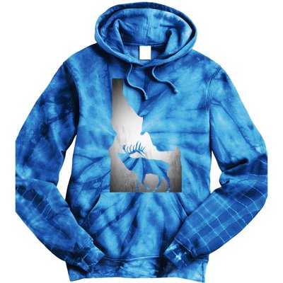 Idaho Elk Hunting Gift Tie Dye Hoodie