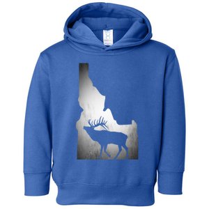 Idaho Elk Hunting Gift Toddler Hoodie